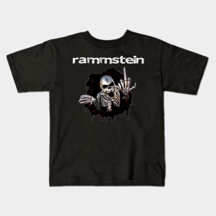 vintage horror rammstein band Kids T-Shirt